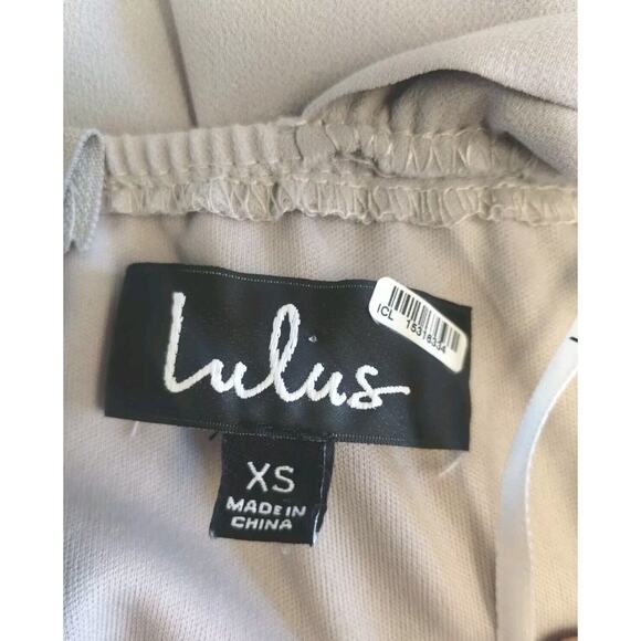 Lulu's Forevermore Gray Halter Skater Dress Size XSmall - Picture 4 of 16